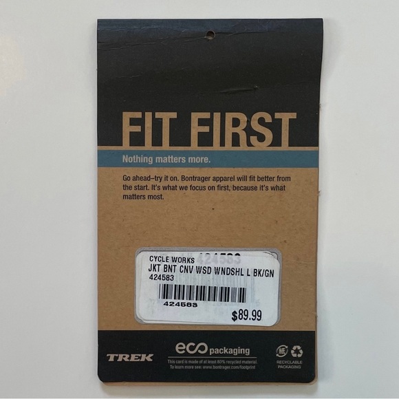 Bontrager Convertible WSD Windshell Jacket - Picture 8 of 8